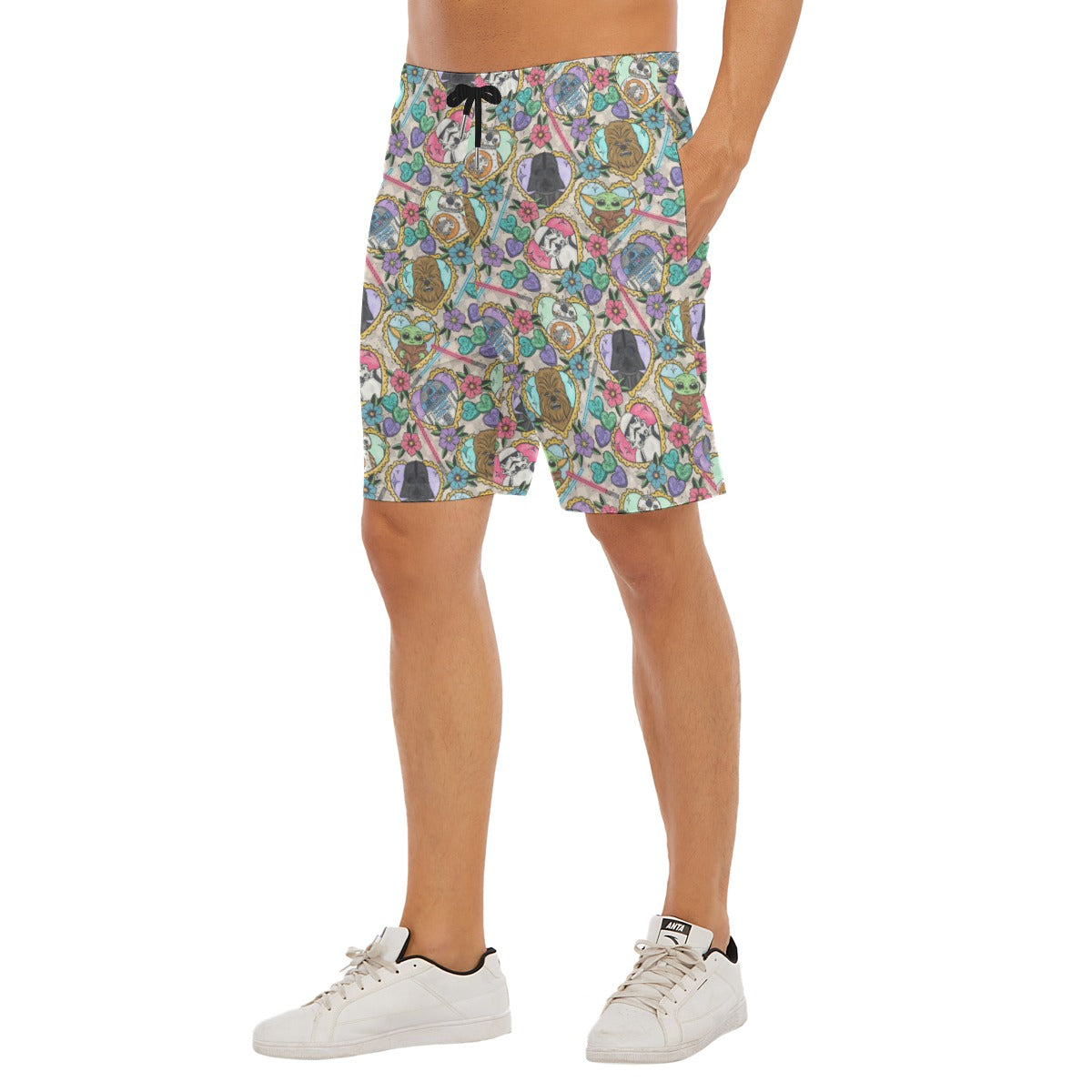 Tattoo Hearts Galactic Legends - Men’s Pocket Beach Shorts