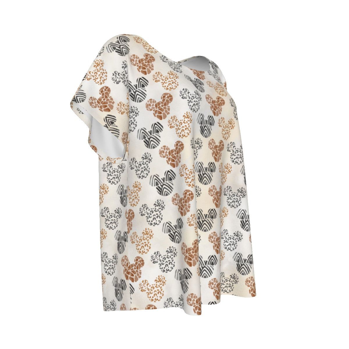 Safari Mouse Ears - Women’s Relaxed Fit Scoop Tee