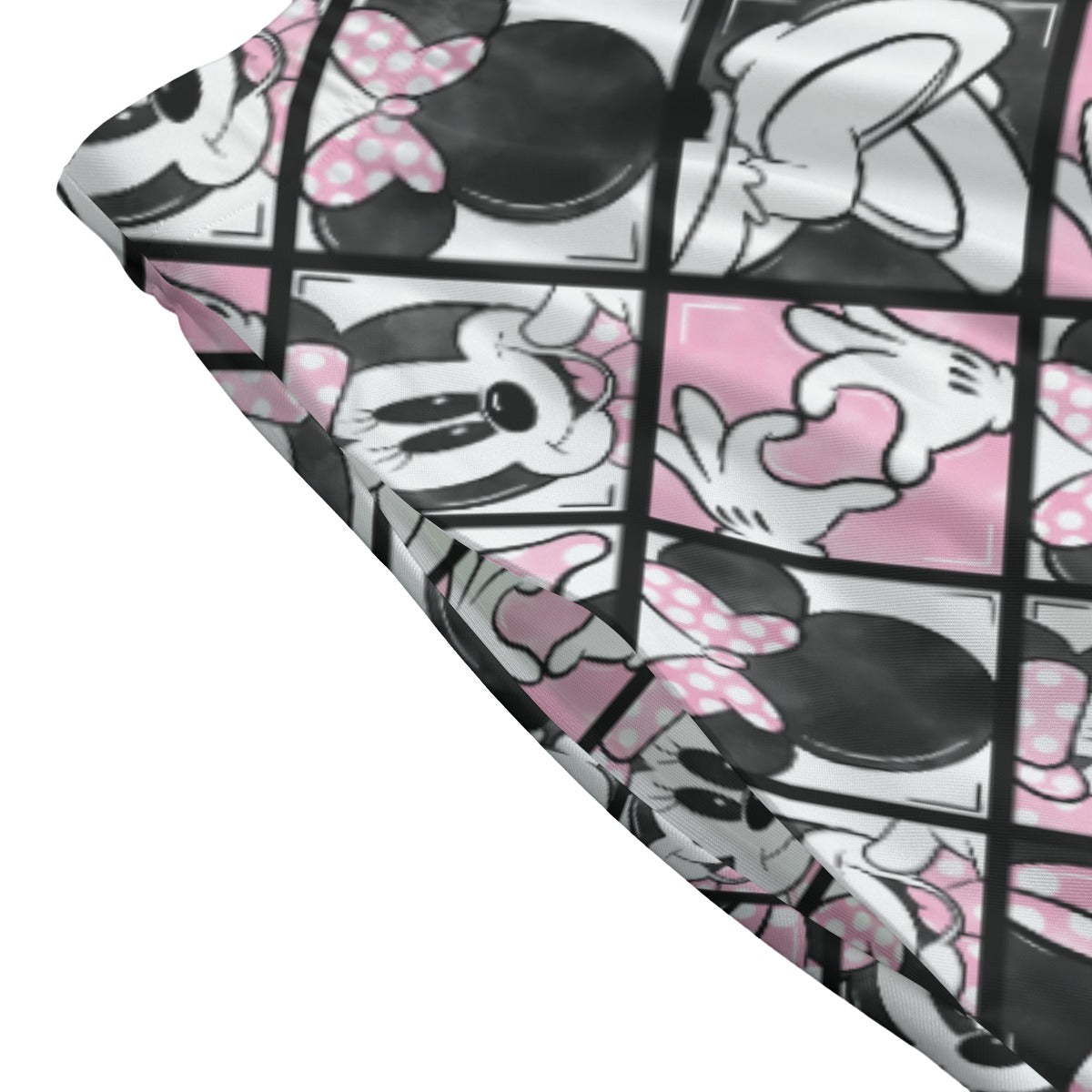 Mouse Bow Block Party - Women's Pocket Skater Skirt