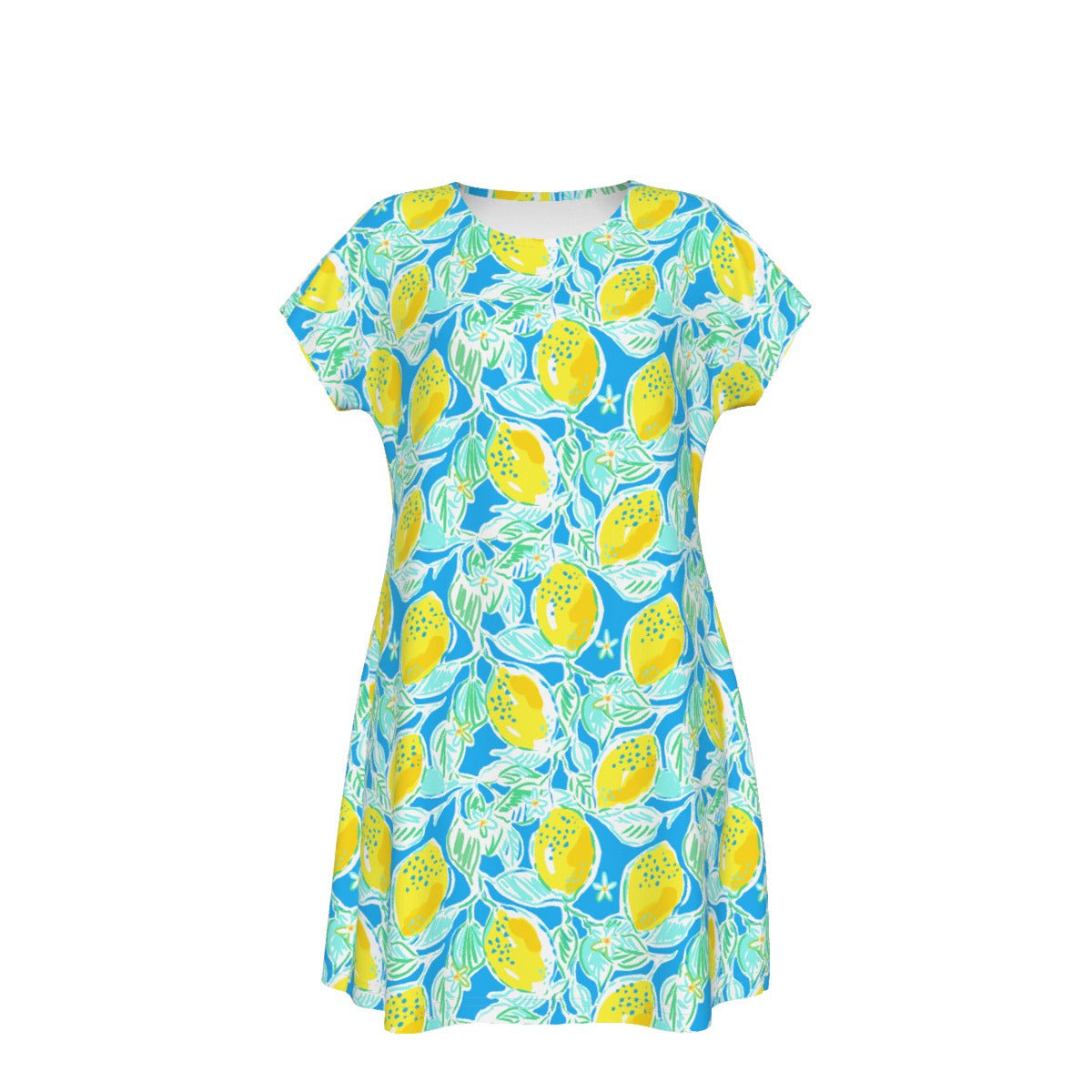Lemon Drop Daydream - Women's T-Shirt Dress
