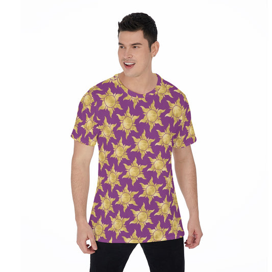 Golden Sun Symbols - Men's Short Sleeve T-Shirt