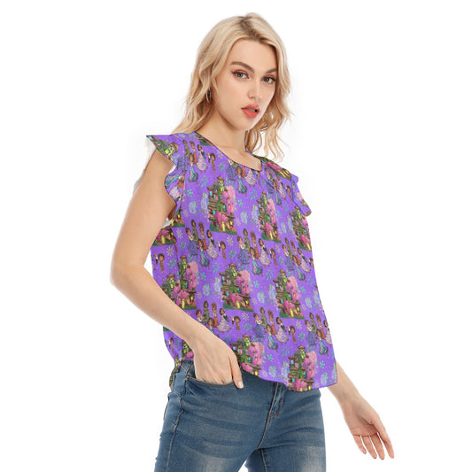 Whimsical Family Magic - Women’s Flutter Sleeve Top