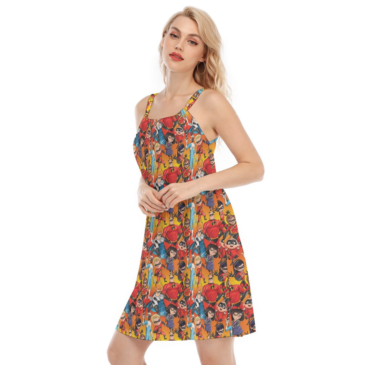 Super Squad Sketched - Women’s Adjustable Sundress