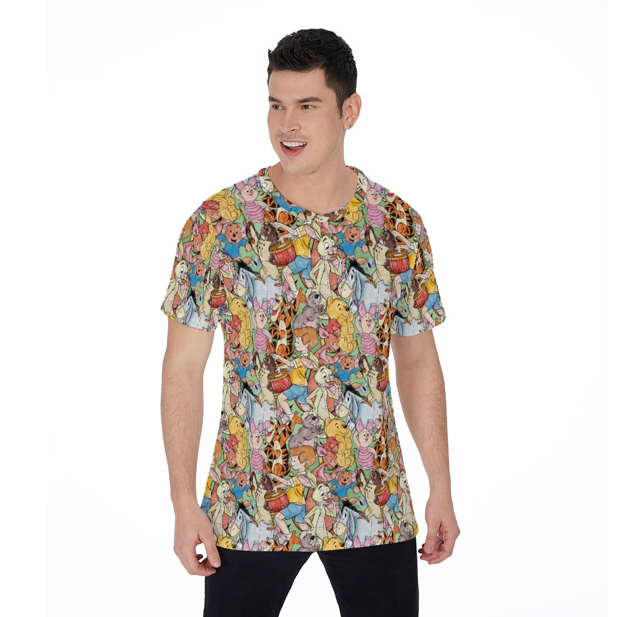 Sketched Hundred Acre Crew - Men's Short Sleeve T-Shirt