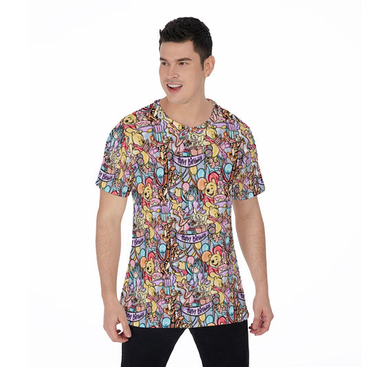 Birthday Bash in the Woods - Men's Short Sleeve T-Shirt