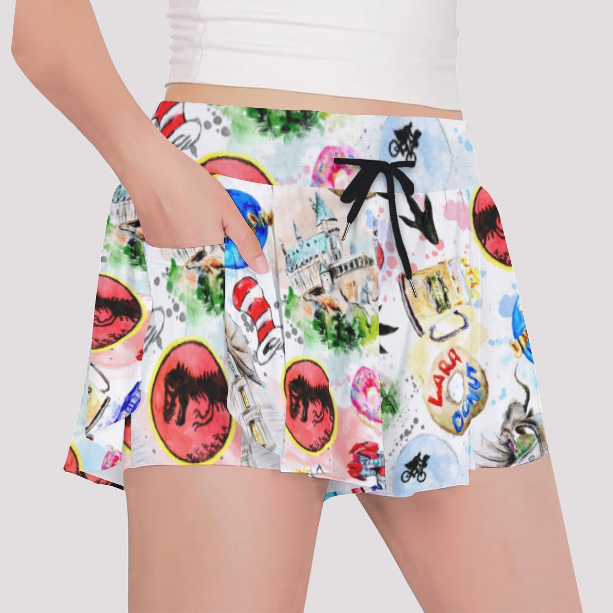 A Universal Adventure - Girls’ Flowy Pocket Shorts