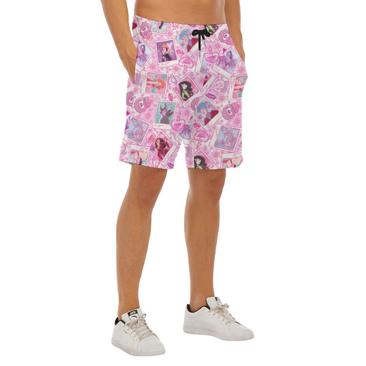 Poisoned Heart Villaintine - Men’s Pocket Beach Shorts