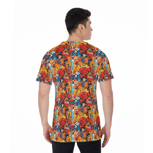 Super Squad Sketched - Men's Short Sleeve T-Shirt