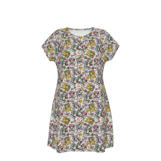 Garden Helpers Seed Packets - Women's T-Shirt Dress