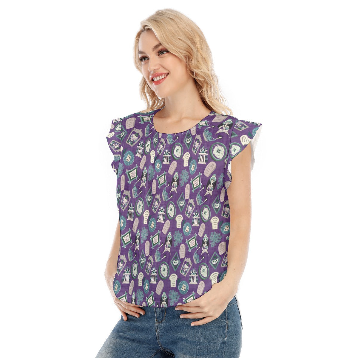 Tomb Sweet Tomb - Women’s Flutter Sleeve Top