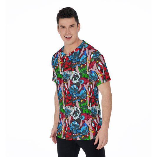 Superhero Stitch - Heroes Assembled - Men's Short Sleeve T-Shirt