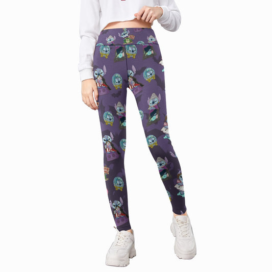 Haunted Alien Portraits - Kid's Leggings