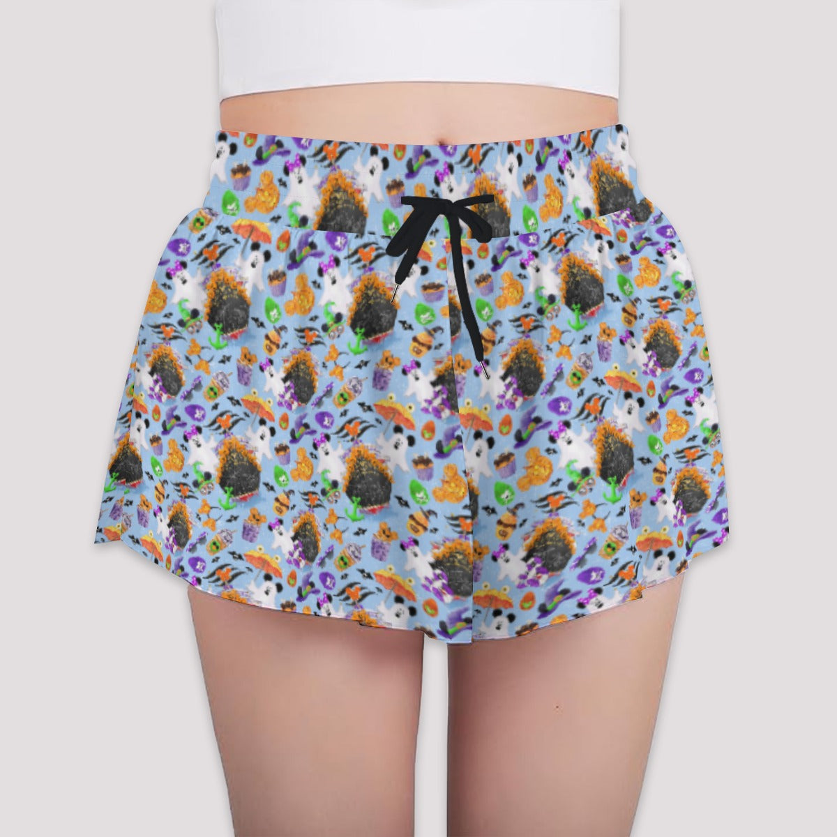 Halloween On The High Seas - Girls’ Flowy Pocket Shorts