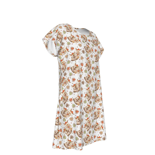 Holiday Mischief Duo - Women's T-Shirt Dress