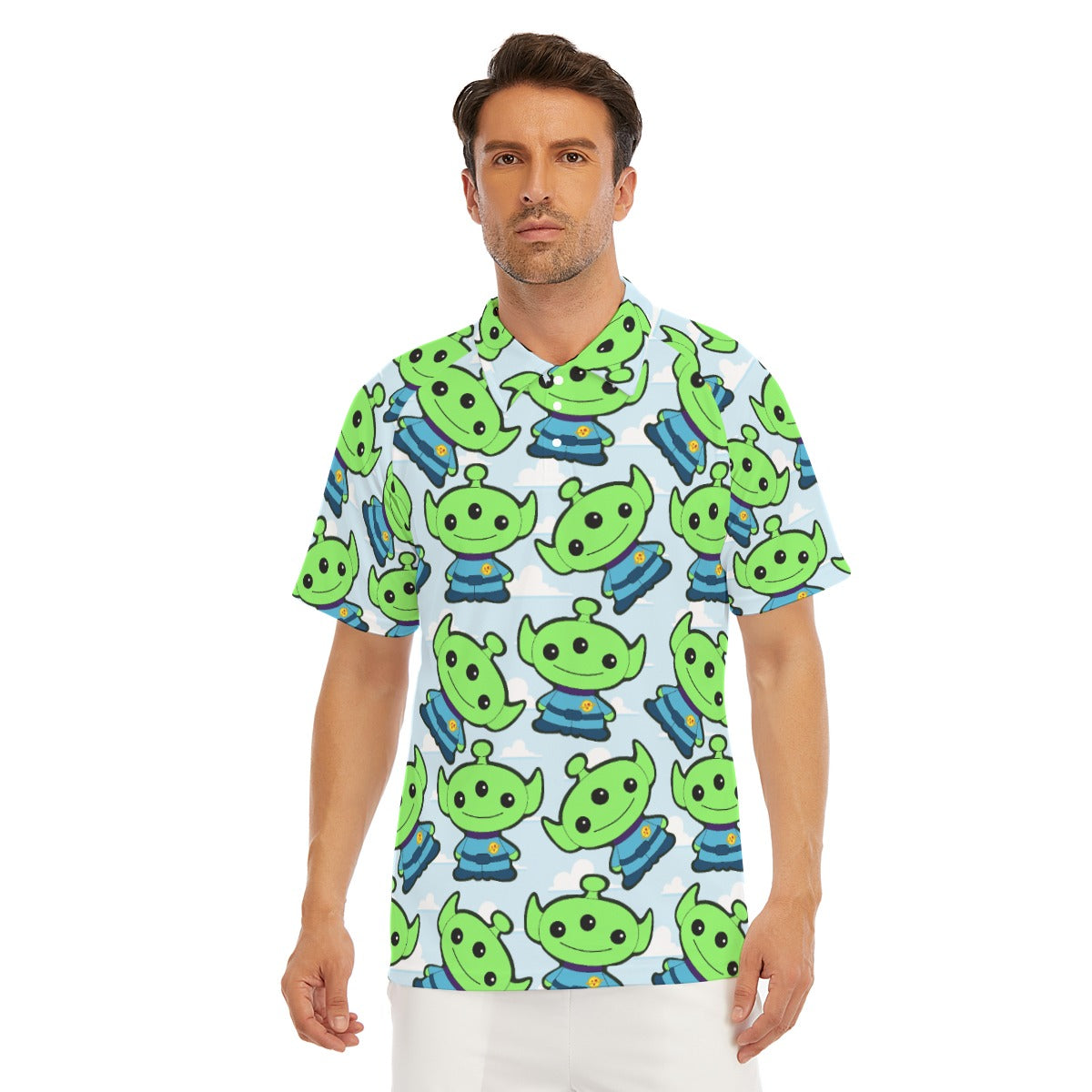 Little Green Space Aliens - Men's Polo Shirt