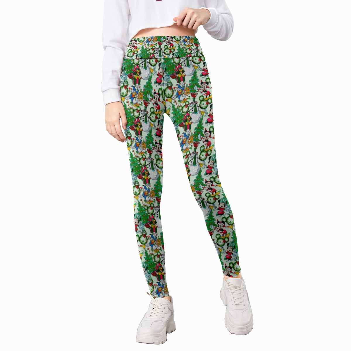 Mouse Friends Christmas Decorations - Kid's Leggings