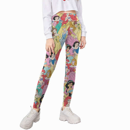 Royal Princess Sketches - Kid's Leggings