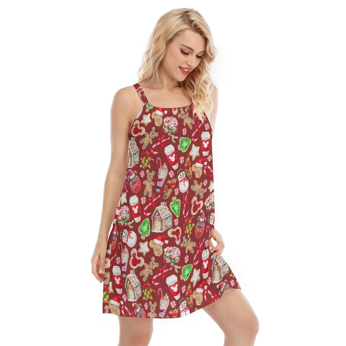Christmas Snack Goals - Women’s Adjustable Sundress