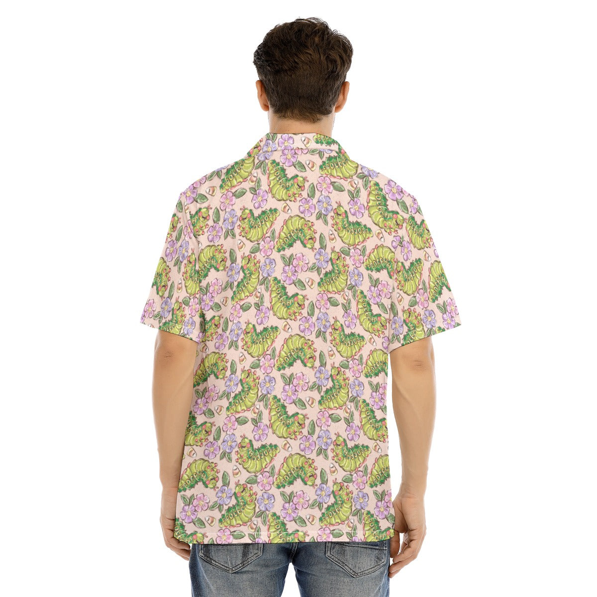 Floral Heimlich A Bug's Life - Men's Hawaiian Button Up Shirt
