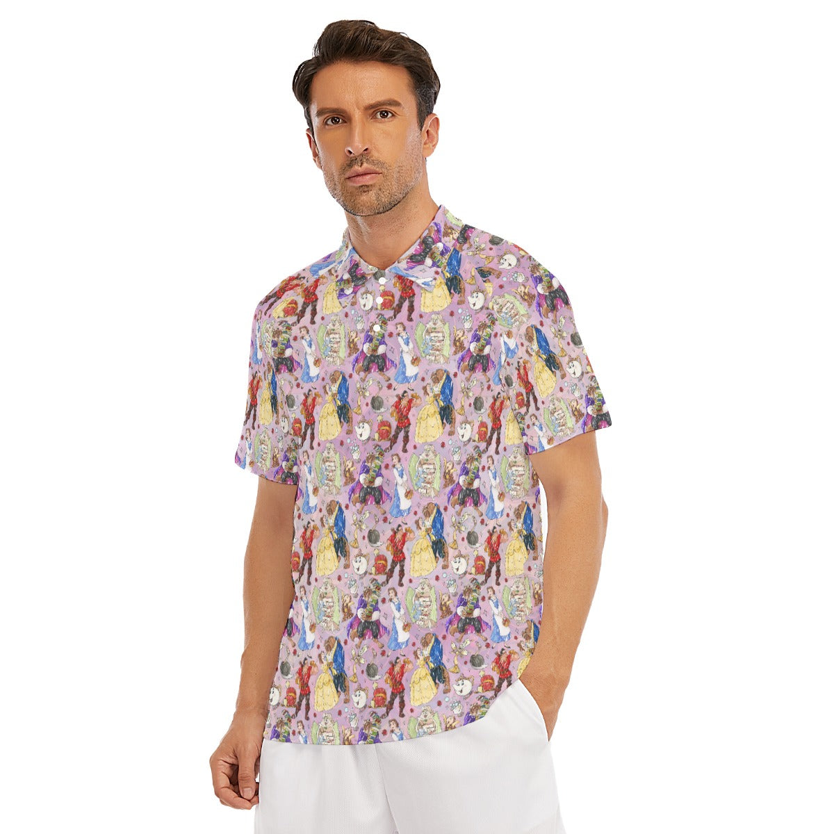 Enchanted Tale Sketch - Men's Polo Shirt
