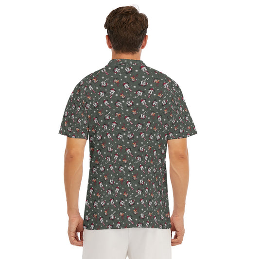 Vintage Holiday Friends - Men's Polo Shirt