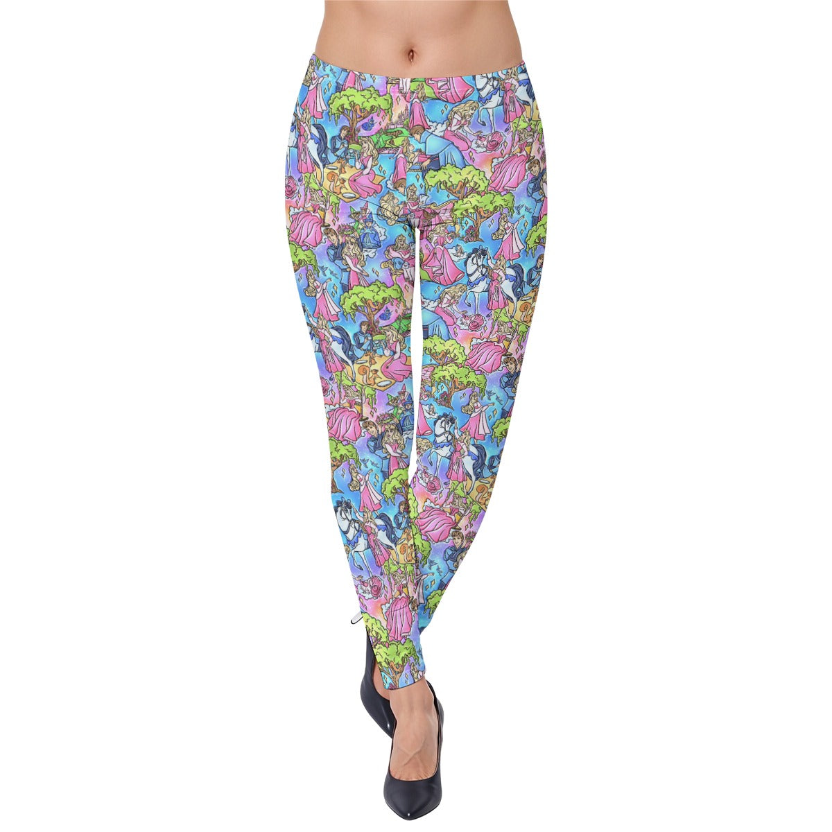Dreaming Princess Storybook Scenes - Women’s Classic Leggings