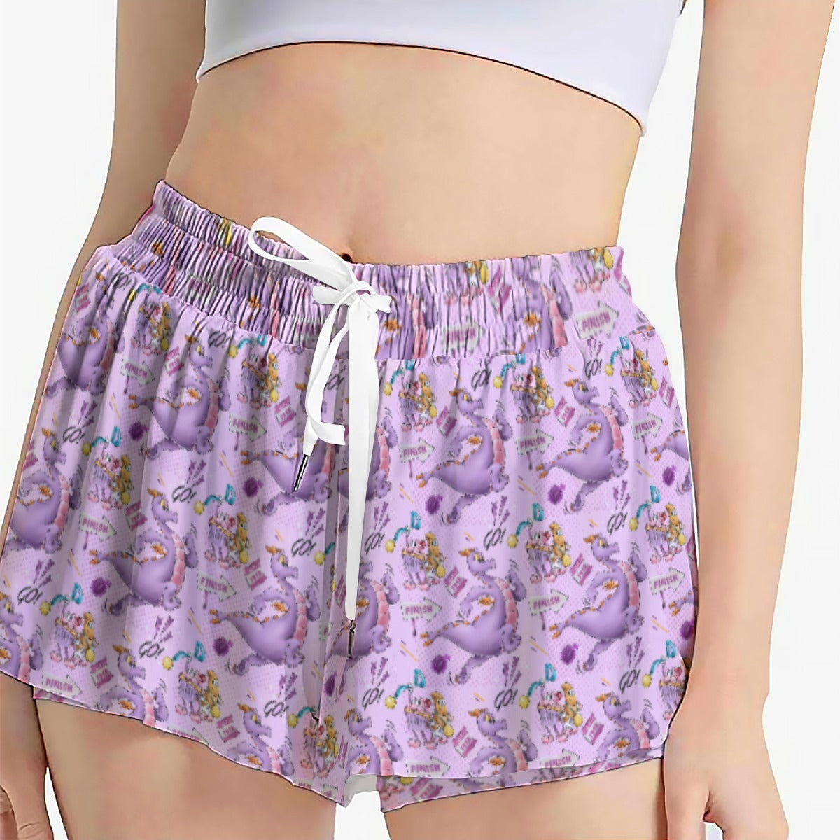 Figment Race Day Dash - Women's Flowy Pocket Shorts
