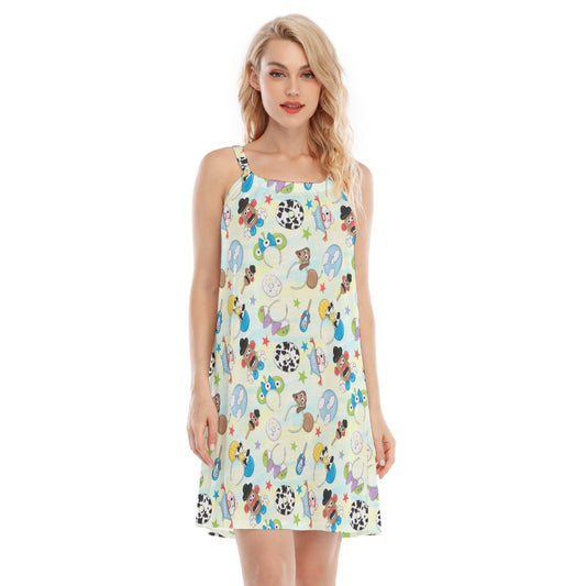 Playful Toy Style Icons - Women’s Adjustable Sundress
