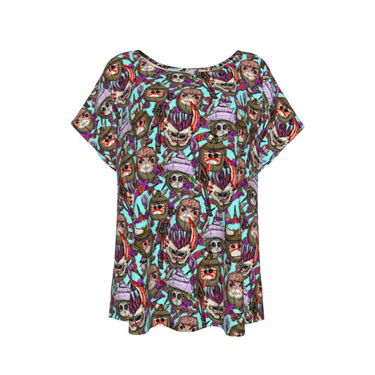 Island Coconut Pirates - Women’s Relaxed Fit Scoop Tee