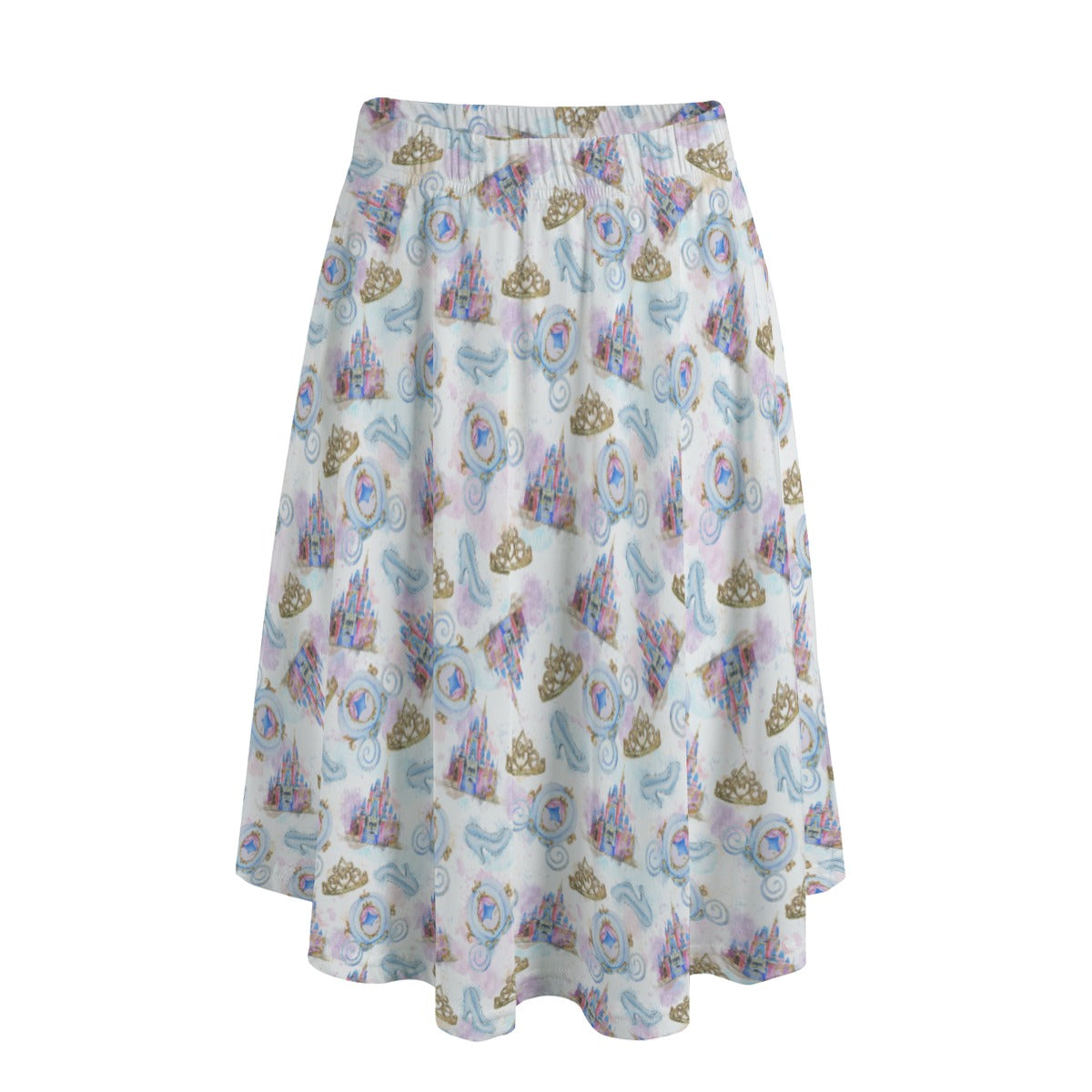 Watercolor Fairytale Fantasy - Women’s Pocket Midi Skirt