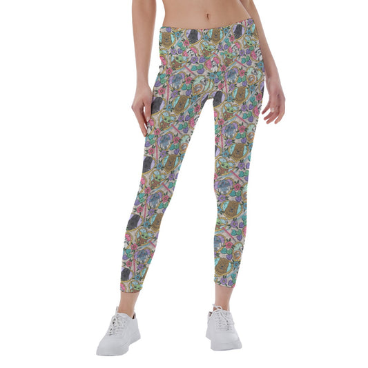 Tattoo Hearts Galactic Legends - Women's Yoga Leggings