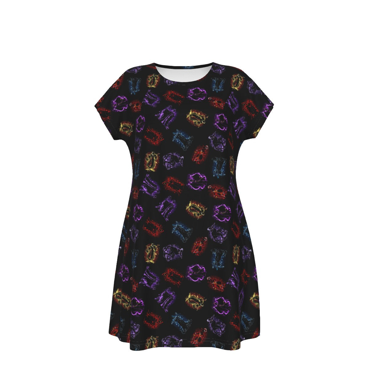 Villain Silhouettes Sparkle - Women's T-Shirt Dress