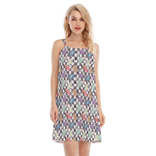 Halloween Racing Crew - Women’s Adjustable Sundress