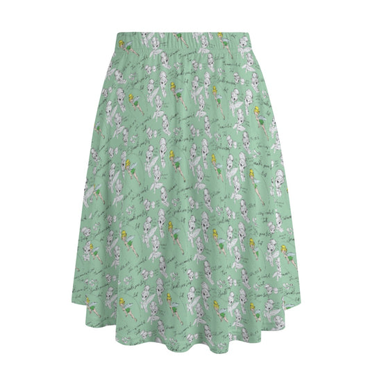 Drawing Pixie Fairy - Women’s Pocket Midi Skirt
