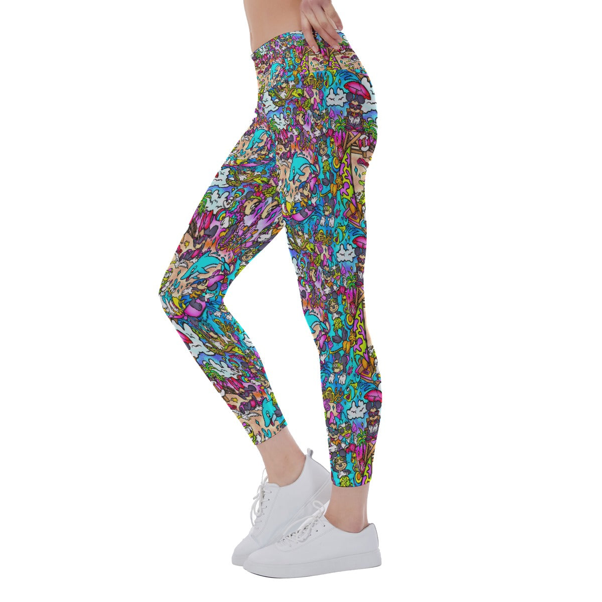Island Beach Bash - Women's Yoga Leggings