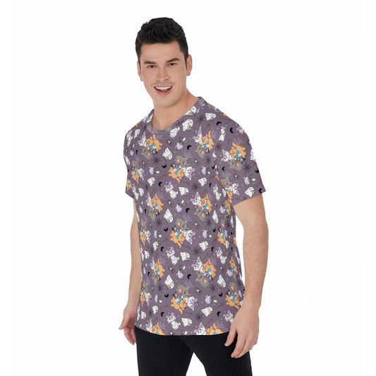 Spooky Fancy Felines - Men's Short Sleeve T-Shirt