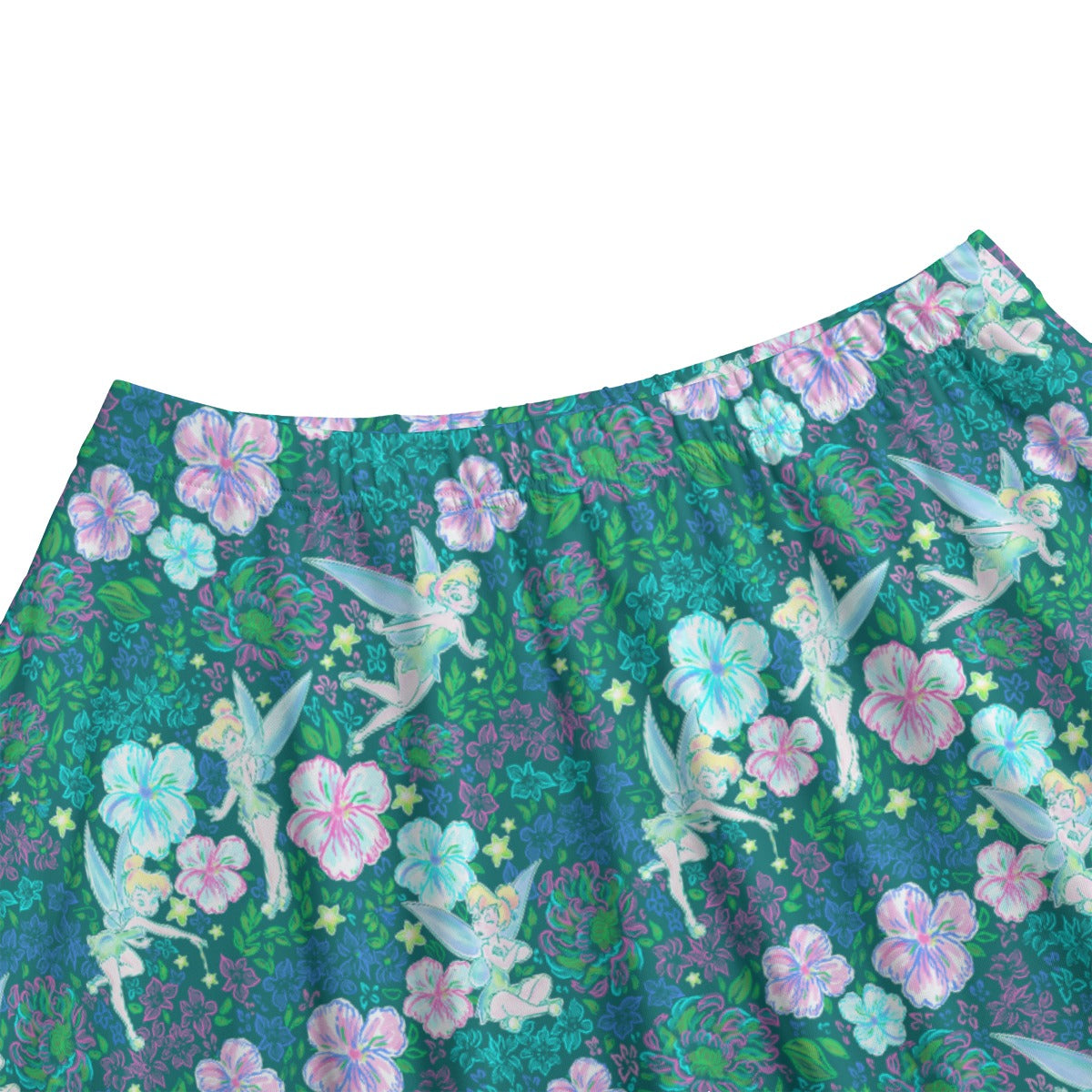 Pixie in Neon Blooms - Women's Pocket Skater Skirt