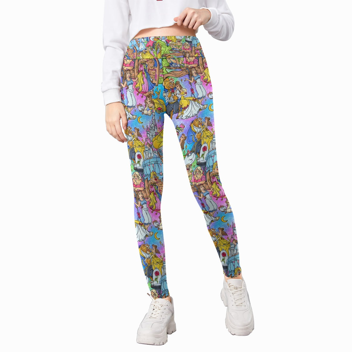 Enchanted Tale Storybook Scenes - Kid's Leggings