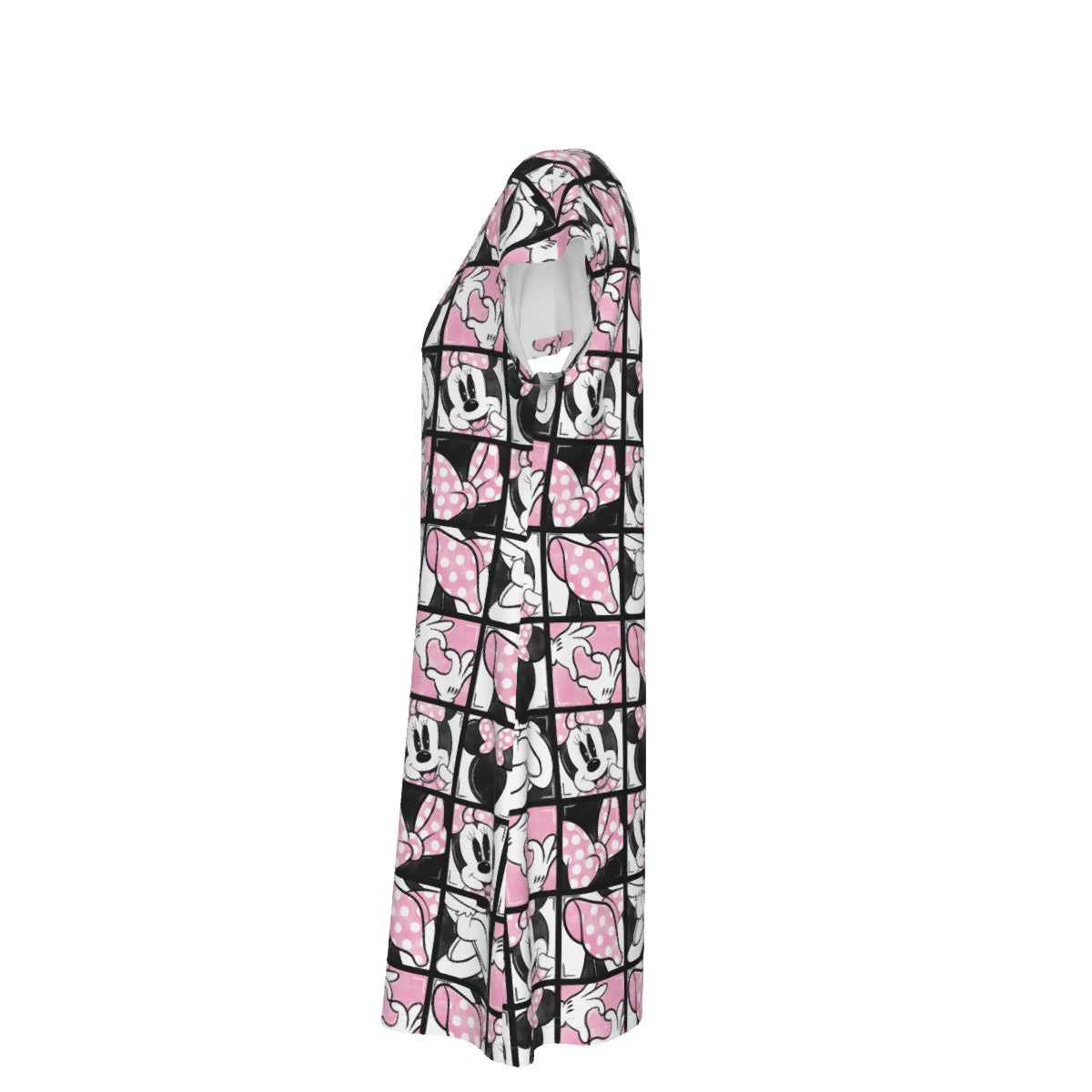 Mouse Bow Block Party - Women's T-Shirt Dress