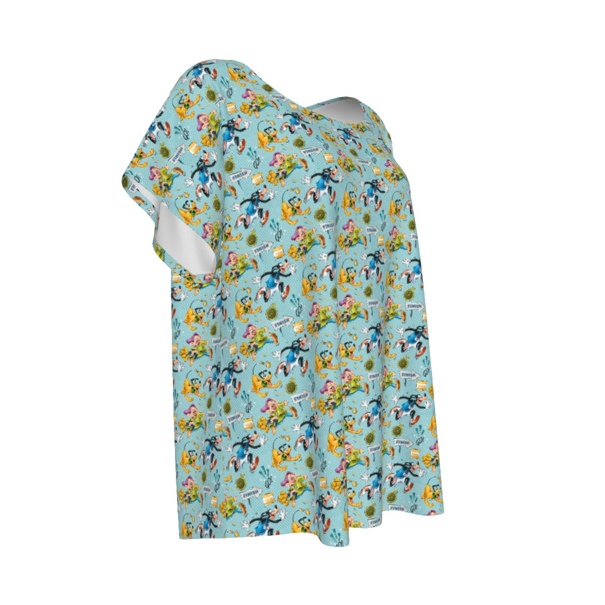 Cheerful Race Day Dashers - Women’s Relaxed Fit Scoop Tee