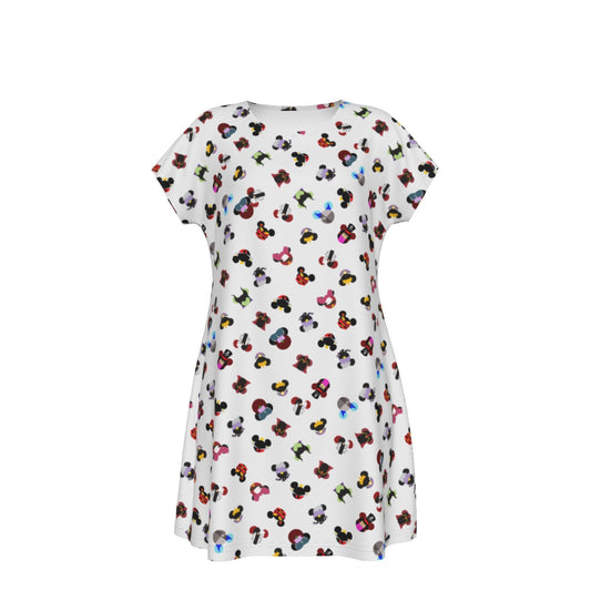 Wicked Mouse Ears - Women's T-Shirt Dress
