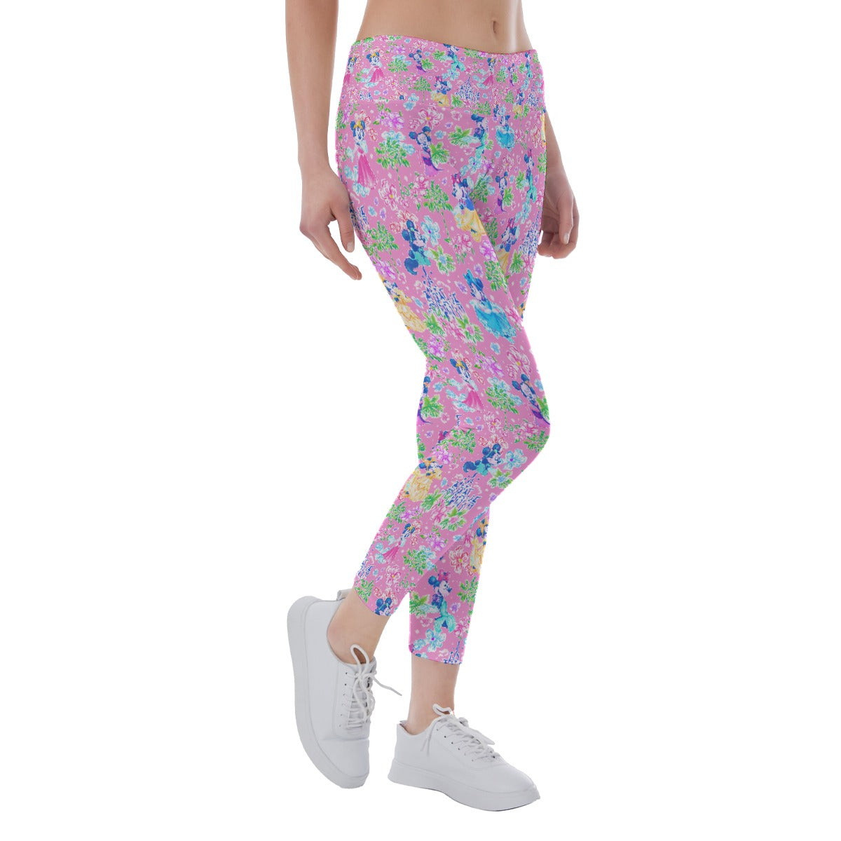 Princess Palm Party - Women's Yoga Leggings