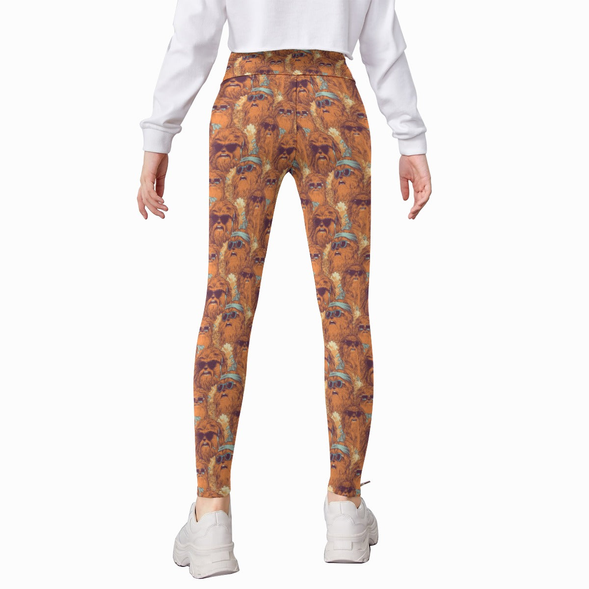 Retro Furry Friend Summer Vibes - Kid's Leggings