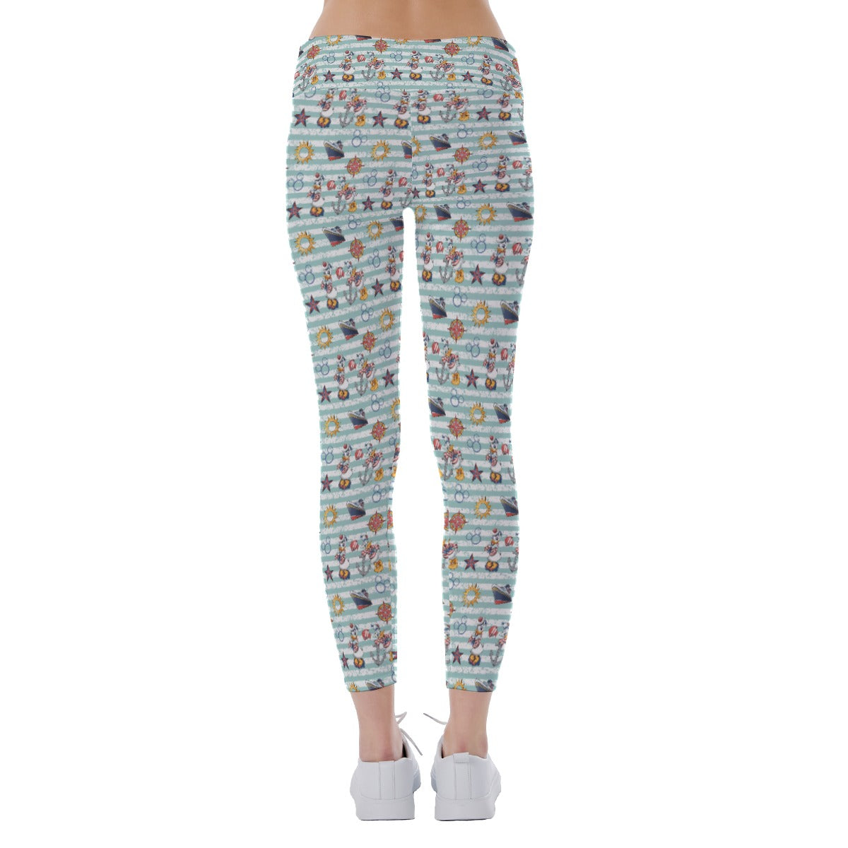 Sailor Duo on Deckaisy - Women's Yoga Leggings