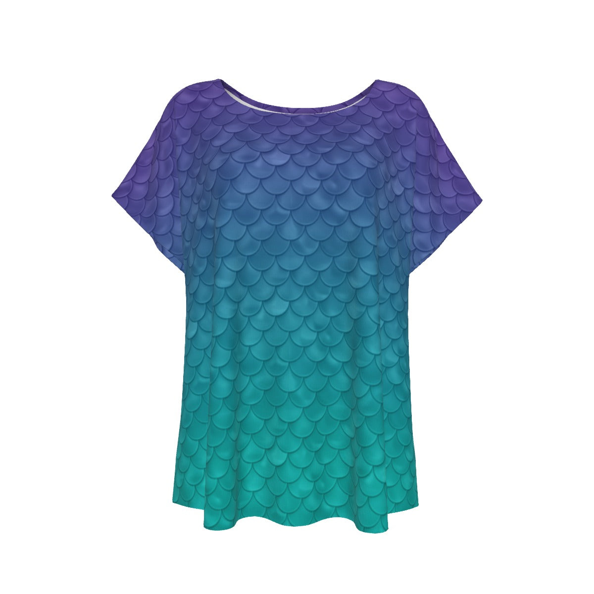 Dreamy Mermaid Scales - Women’s Relaxed Fit Scoop Tee