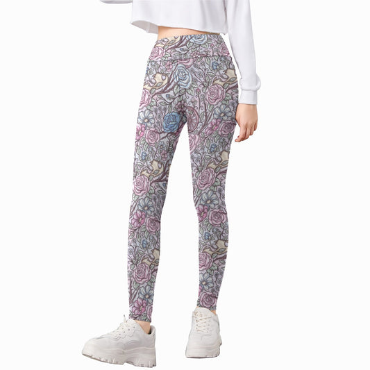 Fairytale Florals – Sleeping Enchantment - Kid's Leggings