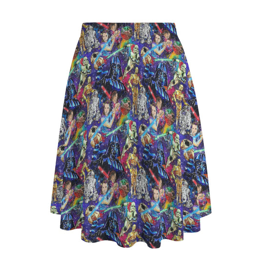 Galaxy Saga - Women’s Pocket Midi Skirt