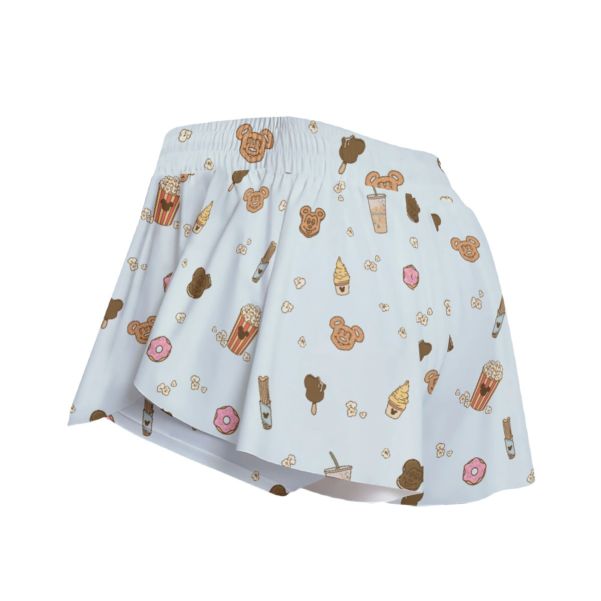 Minimal Snackcore - Women's Flowy Pocket Shorts