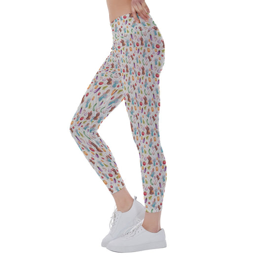 Ratatouille Veggies - Women's Yoga Leggings