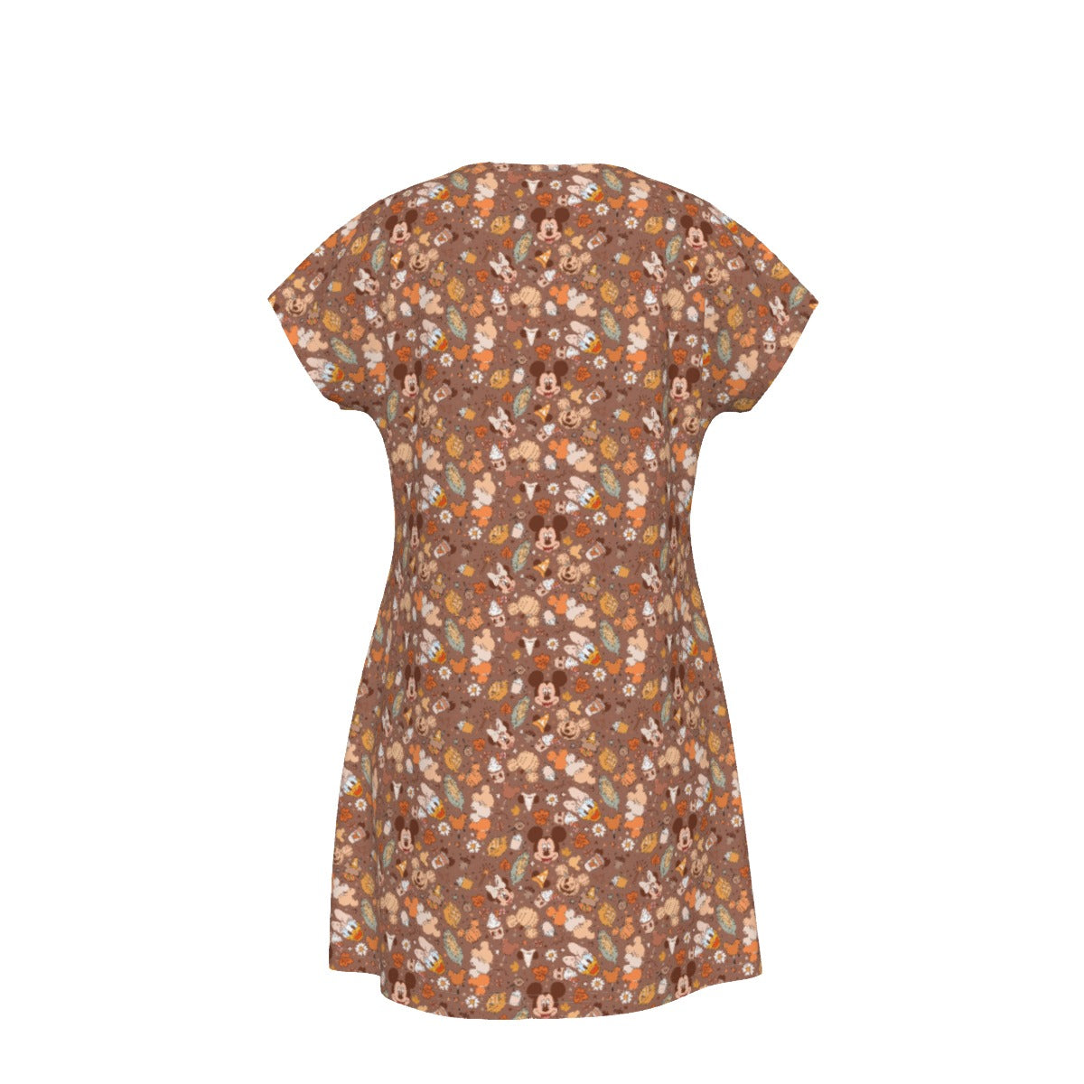 Pumpkin Spice Friends Fall - Women's T-Shirt Dress
